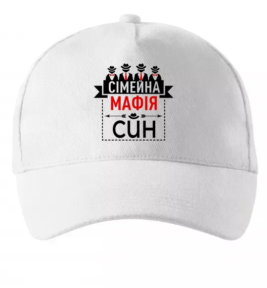 Кепка Сімейна мафія син Білий фото