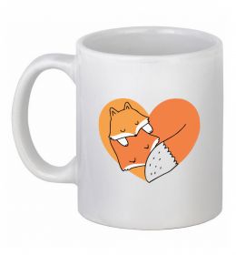 Чашка керамическая Лисички сердце Чашка керамическая Лисички сердце