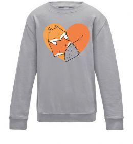 Дитячий світшот Лисички сердце