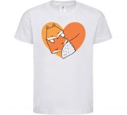 Дитяча футболка Лисички сердце Дитяча футболка Лисички сердце