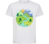 Дитяча футболка Наша планета Білий Дитяча футболка Наша планета Білий фото
