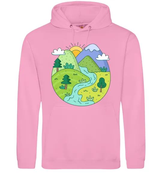 Жіноча толстовка (худі) Наша планета Рожевий фото