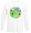 Лонгслив Наша планета Белый фото