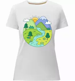 Женская премиум футболка