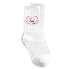 Шкарпетки Best mom ever flower heart