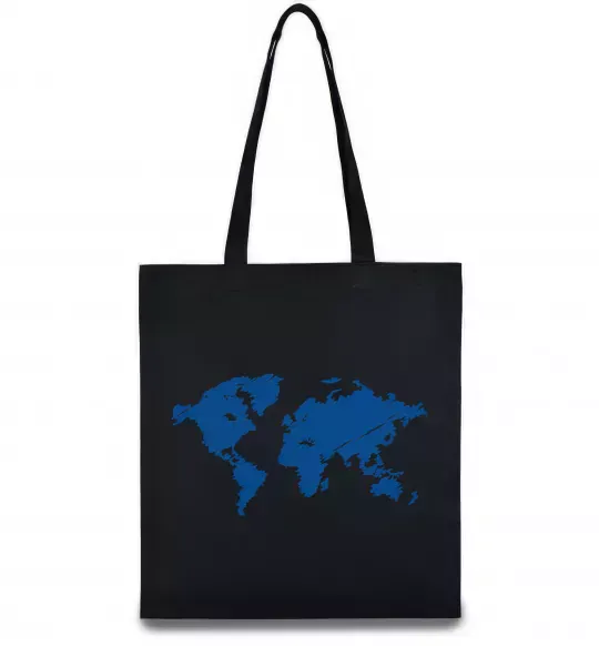 Еко-сумка Карта Чорний фото