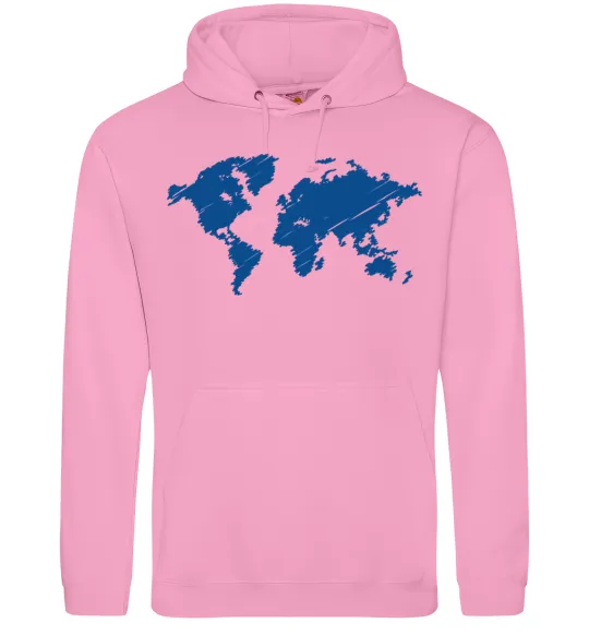 Жіноча толстовка (худі) Карта Рожевий фото