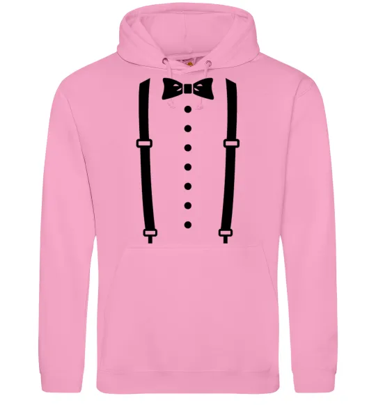 Мужская толстовка (худи) Метелик та підтяжки Розовый фото