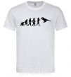 Мужская футболка Эволюция тхэквондо Белый фото