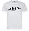 Мужская футболка Еволюція тхеквондо Белый фото