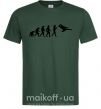 Мужская футболка Эволюция тхэквондо Темно-зеленый фото