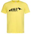 Мужская футболка Еволюція тхеквондо Лимонный фото