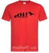 Чоловіча футболка Эволюция тхэквондо Червоний фото
