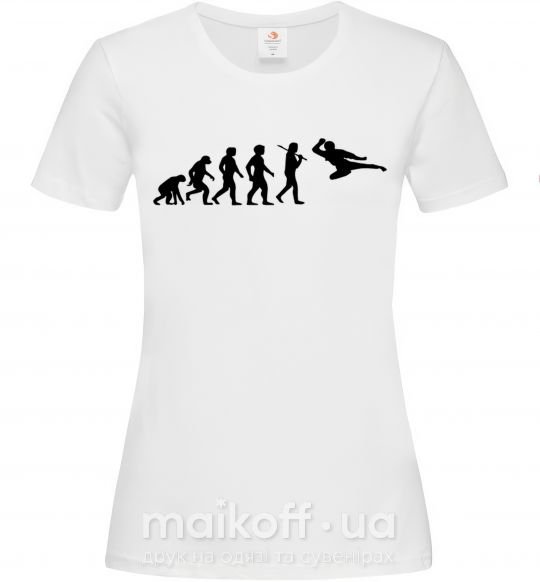Женская футболка Эволюция тхэквондо Белый фото