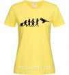 Женская футболка Эволюция тхэквондо Лимонный фото