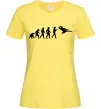 Женская футболка Еволюція тхеквондо Лимонный фото