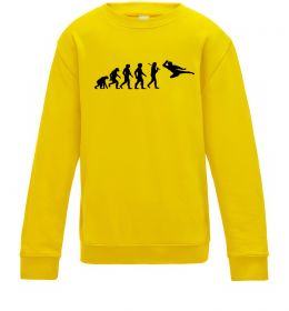 Дитячий світшот Еволюція тхеквондо Дитячий світшот Еволюція тхеквондо