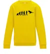 Детский Свитшот Еволюція тхеквондо Солнечно желтый Детский Свитшот Еволюція тхеквондо Солнечно желтый фото