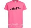 Детская футболка Эволюция тхэквондо Ярко-розовый фото