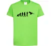 Детская футболка Еволюція тхеквондо Лаймовый фото