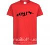 Дитяча футболка Эволюция тхэквондо Червоний фото