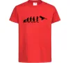 Детская футболка Еволюція тхеквондо Красный фото