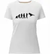 Женская премиум футболка Еволюція тхеквондо Белый фото