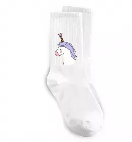 Носки Cute unicorn Белый фото