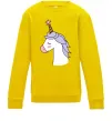 Детский Свитшот Одноріг з зіркою Солнечно желтый фото