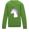 Детский Свитшот Одноріг з зіркою Лаймовый фото