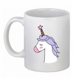 Чашка керамическая Одноріг з зіркою