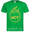 Мужская футболка Hot Зеленый фото