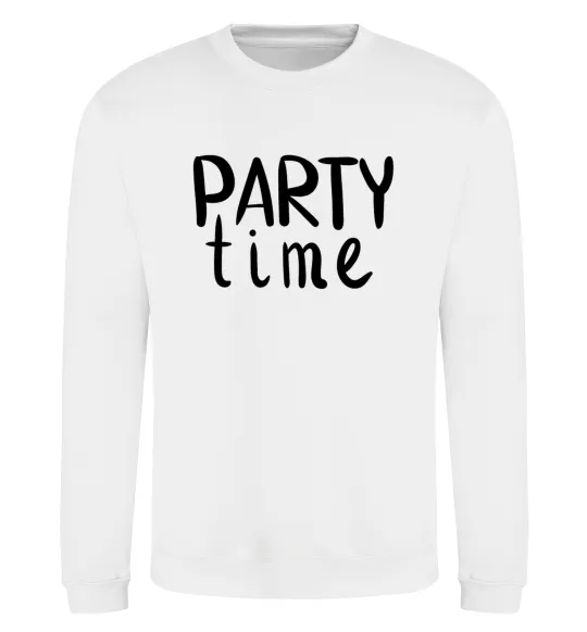 Свитшот Party time Белый фото