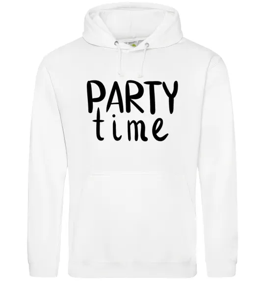 Мужская толстовка (худи) Party time Белый фото