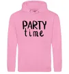 Женская толстовка (худи) Party time Розовый фото
