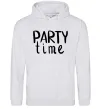 Женская толстовка (худи) Party time Серый меланж Женская толстовка (худи) Party time Серый меланж фото