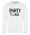 Світшот Party time Білий фото