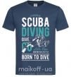 Мужская футболка Scuba Diving Темно-синий фото