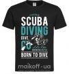 Чоловіча футболка Scuba Diving Чорний фото