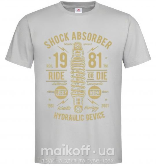 Чоловіча футболка Shock Absorber Сірий фото