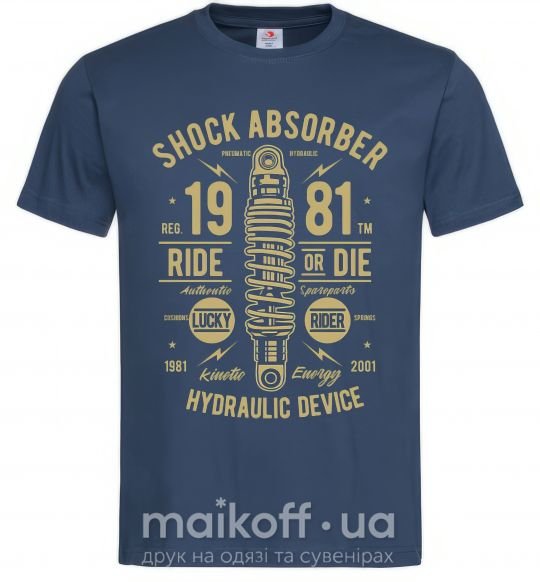 Чоловіча футболка Shock Absorber Темно-синій фото