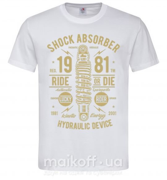 Чоловіча футболка Shock Absorber Білий фото