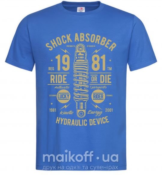 Чоловіча футболка Shock Absorber Яскраво-синій фото