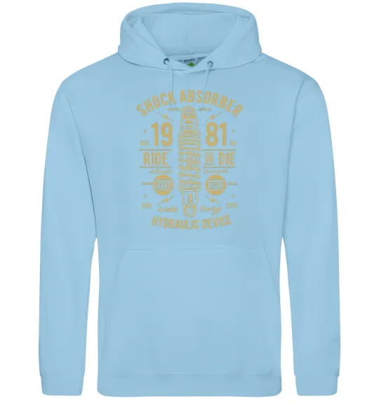 Чоловіча толстовка (худі) Shock Absorber Блакитний фото