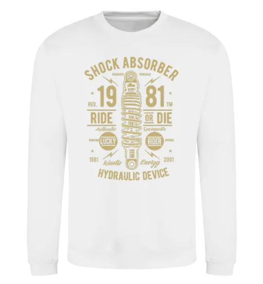 Свитшот Shock Absorber Белый фото