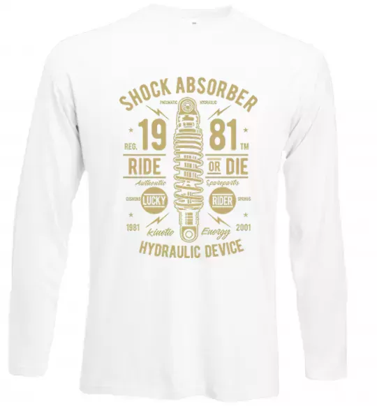 Лонгслив Shock Absorber Белый фото