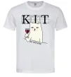 Мужская футболка Кіт да вінчик Белый Мужская футболка Кіт да вінчик Белый фото