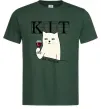 Мужская футболка Кіт да вінчик Темно-зеленый Мужская футболка Кіт да вінчик Темно-зеленый фото