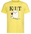 Мужская футболка Кіт да вінчик Лимонный Мужская футболка Кіт да вінчик Лимонный фото