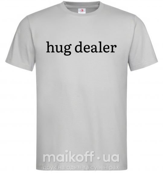 Мужская футболка Hug dealer Серый фото